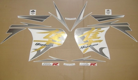 Suzuki Hayabusa 2009 - Schwarz - Aufkleber-Dekor