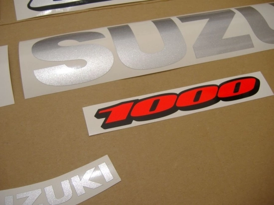 Suzuki GSX-R 1000 2008 - Blue - Sticker-Decals