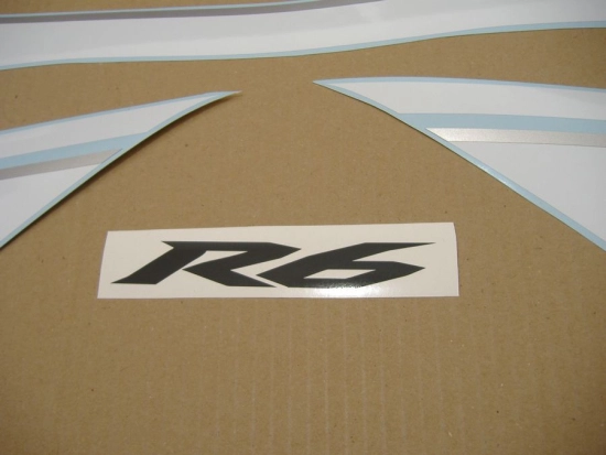 Yamaha YZF-R6 2009 - Rot/Weiß - Aufkleber-Dekor