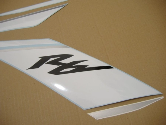 Yamaha YZF-R6 2009 - Rot/Weiß - Aufkleber-Dekor