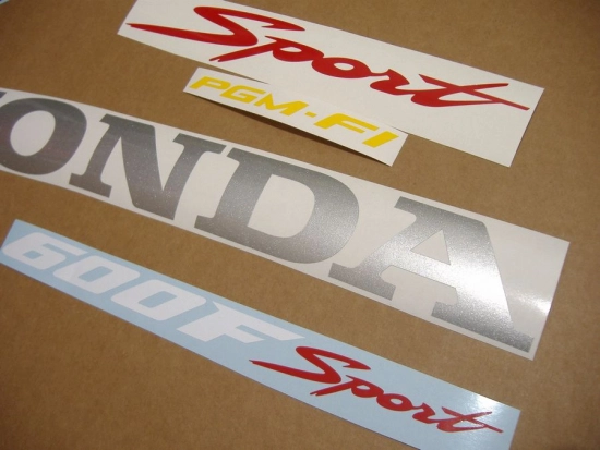 Honda CBR 600 F4 Sport 2002 – White/Darkblue - Sticker-Decals