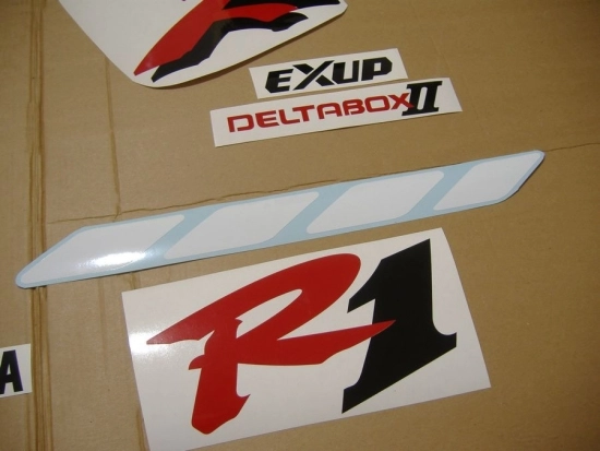 Yamaha YZF-R1 1998 - White/Red - Sticker-Decals
