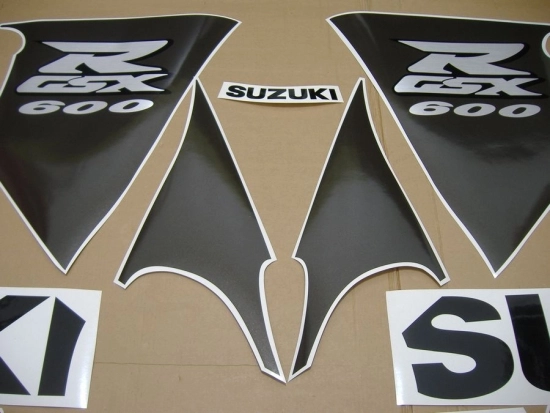 Suzuki GSX-R 600 1998 - Rot/Schwarz - Aufkleber-Dekor