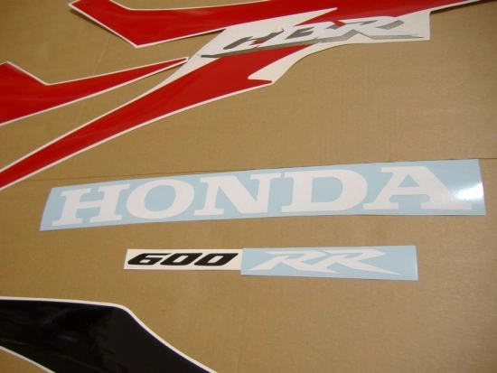 Honda CBR 600RR 2008 - Red - Sticker-Decals