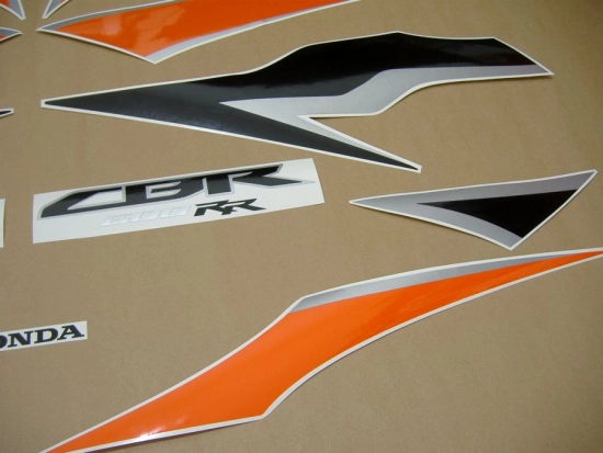 Honda CBR 600RR 2010 - Orange/Black - Sticker-Decals