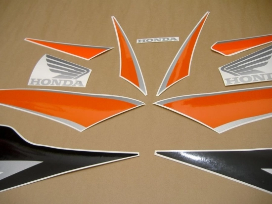 Honda CBR 600RR 2010 - Orange/Black - Sticker-Decals