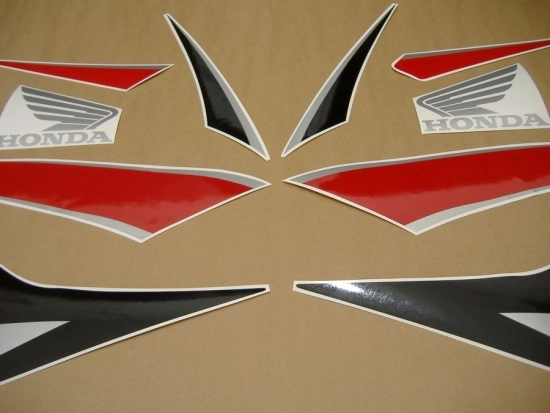 Honda CBR 600RR 2010 with Red/Black Vinyl-Sticker
