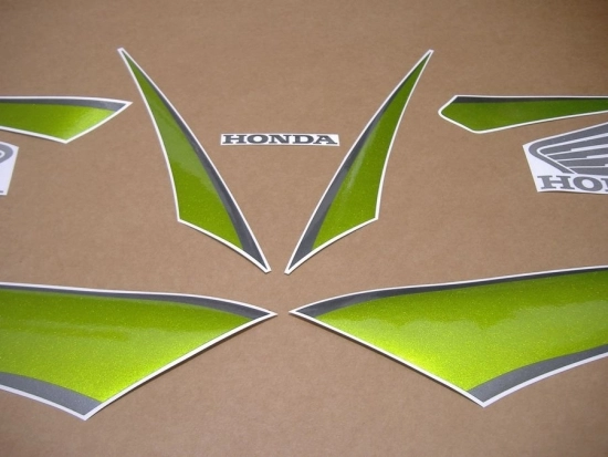 Honda CBR 600RR 2009 - Grün/Schwarz - Aufkleber-Dekor