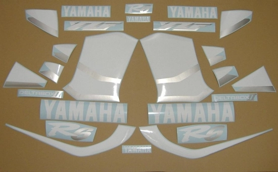 Yamaha YZF-R6 1999 - Blue - Sticker-Decals