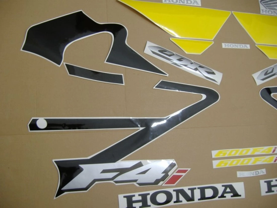 Honda CBR 600 F4i 2003 - Yellow - Sticker-Decals