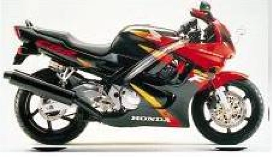 Honda CBR 600 F3 1995 with Grey/Red/Yellow Motorcycle Decals
