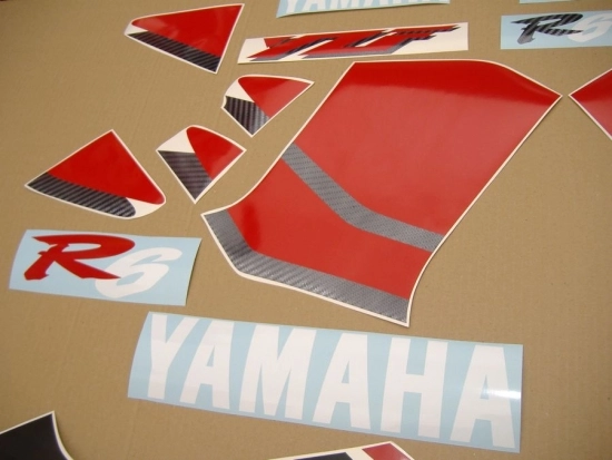Restoration Sticker for Yamaha YZF-R6 1999 in Red/White