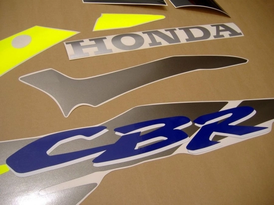 Honda CBR 600 F3 1996 - Blue/Grey/Black - Sticker-Decals