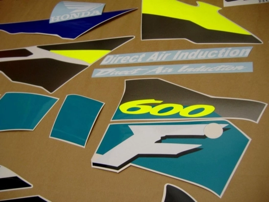 Honda CBR 600 F3 1996 - Blue/Grey/Black - Sticker-Decals