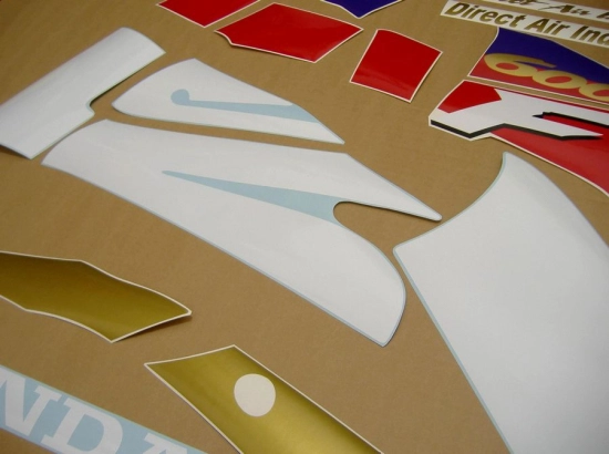 Honda CBR 600 F3 1996 - Red/Purple/White - Sticker-Decals