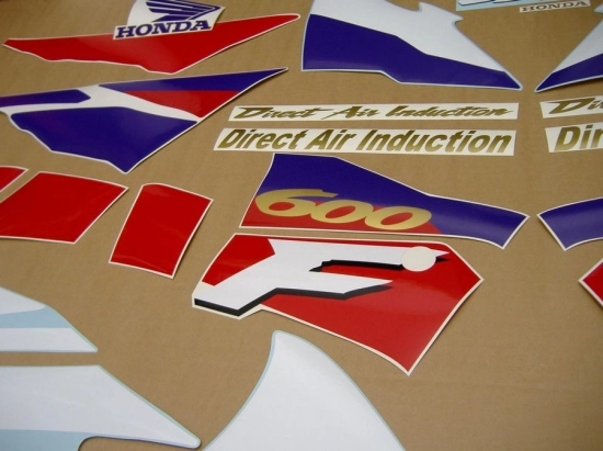 Honda CBR 600 F3 1996 - Red/Purple/White - Sticker-Decals