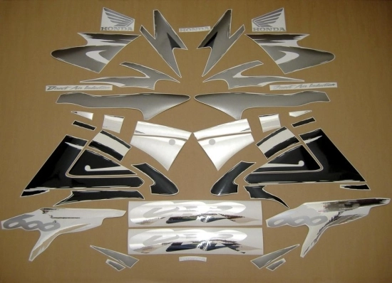 Restoration Sticker for Honda CBR 600 F3 1998 in Grey/Black