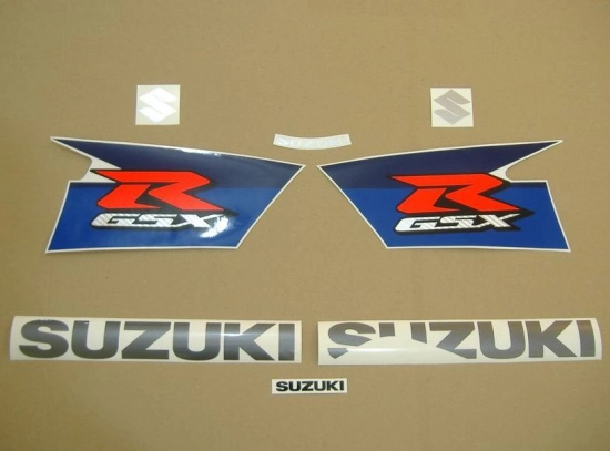 Restoration Sticker for Suzuki GSX-R 1000 2010 in White/Black