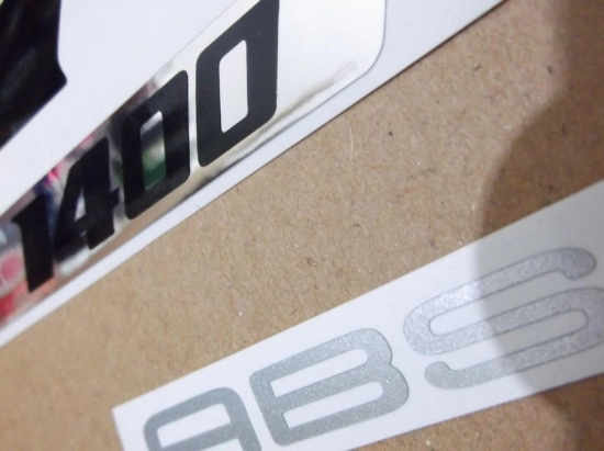 Kawasaki ZZR 1400 ABS 2010 - Black/Grey - Sticker-Decals