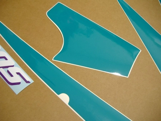 Kawasaki GPZ 500S 2000 - Schwarz/Grün - Aufkleber-Dekor