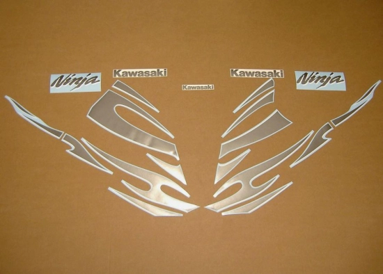 Kawasaki 250R Ninja 2007 - Blue - Sticker-Decals