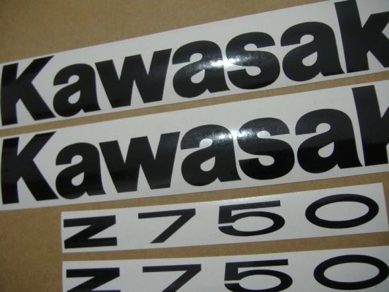 Kawasaki Z 750 2009 - Green - Sticker-Decals