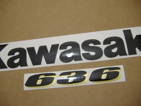 Kawasaki ZX-6R 2003 - Red - Sticker-Decals