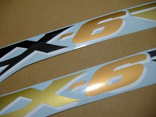 Kawasaki ZX-6R 2003 - Red - Sticker-Decals