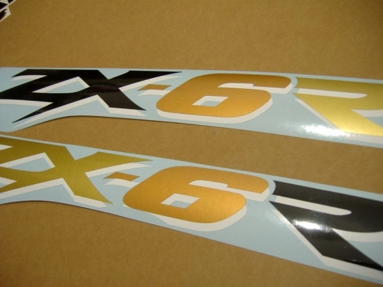 Kawasaki ZX-6R 2003 - Red - Sticker-Decals