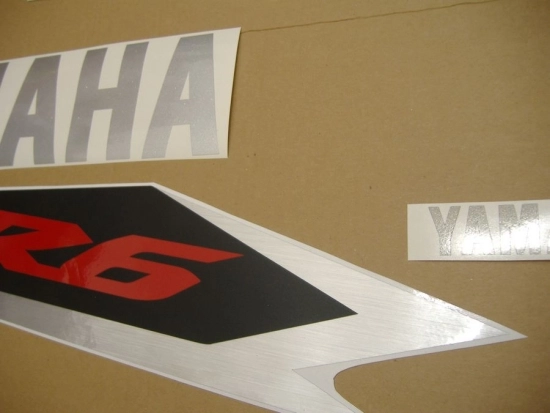 Yamaha YZF-R6 2003 - Silber - Aufkleber-Dekor