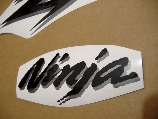 Kawasaki ZX-6R 2003 - Silver - Sticker-Decals