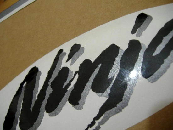 Kawasaki ZX-6R 2003 - Silver - Sticker-Decals