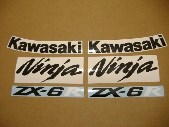 Kawasaki ZX-6R 2007 - Orange - Aufkleber-Dekor