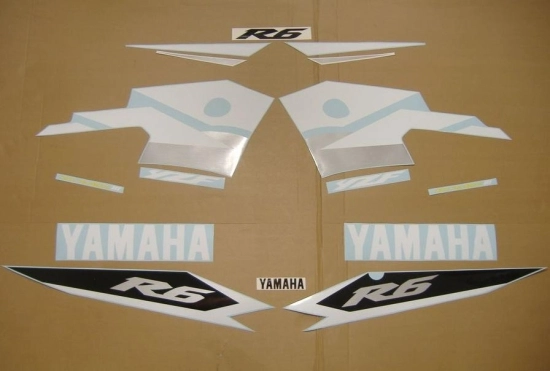 Restoration Sticker for Yamaha YZF-R6 2003 in Yellow