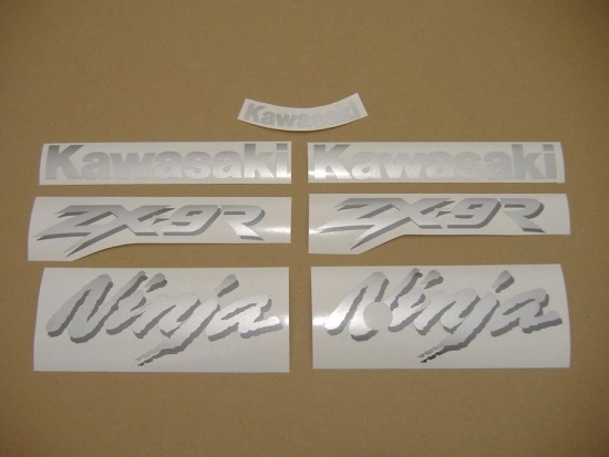 Kawasaki ZX-9R 1999 - Black - Sticker-Decals