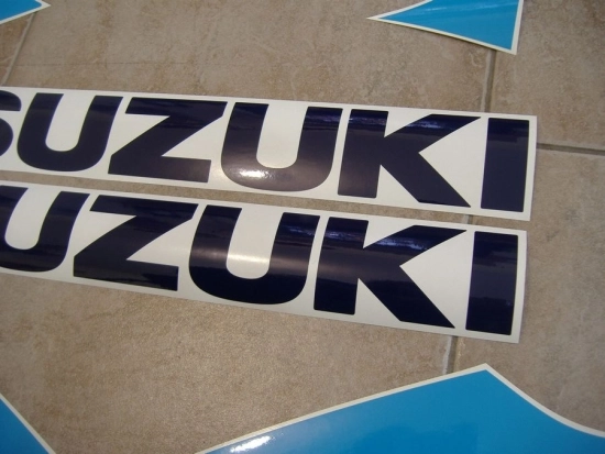 Suzuki GSX-R 750 1998 - Weiß/Blau - Aufkleber-Dekor