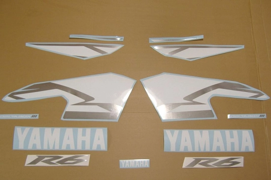 Yamaha YZF-R6 2004 - Blue - Sticker-Decals