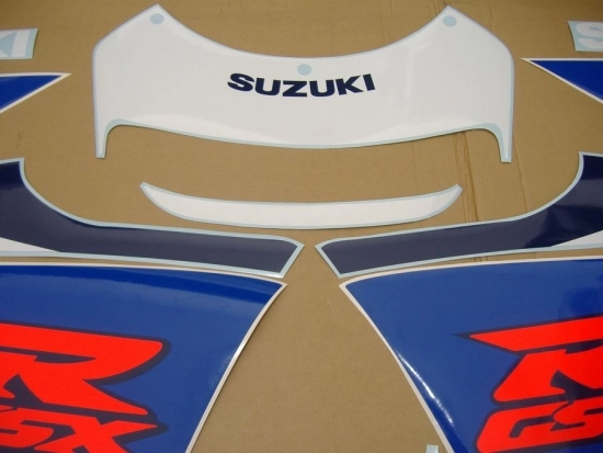 Suzuki GSX-R 600 1998 - Blue/White - Sticker-Decals