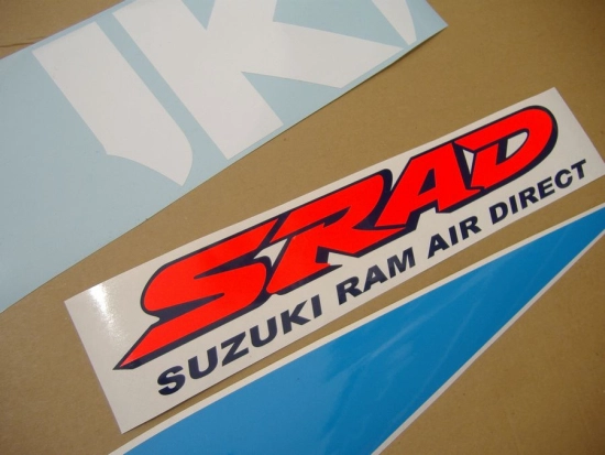 Suzuki GSX-R 600 1998 - Blue/White - Sticker-Decals