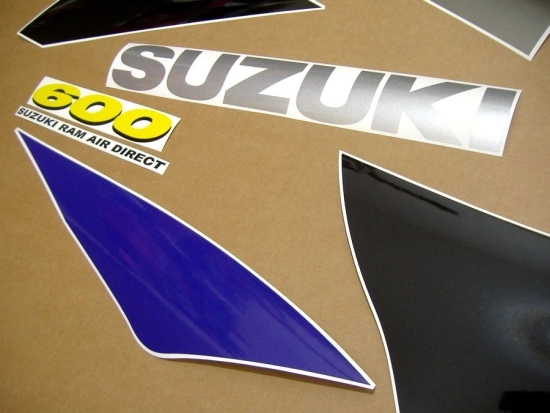 Suzuki GSX-R 600 1997 - Grey/Purple - Sticker-Decals