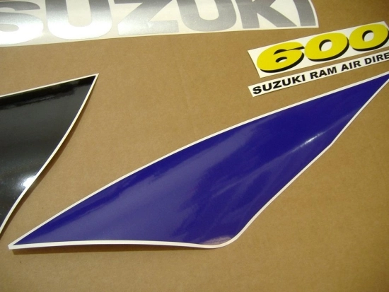 Suzuki GSX-R 600 1997 - Grey/Purple - Sticker-Decals