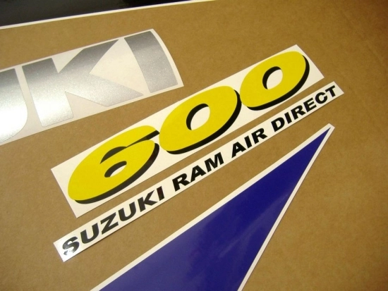 Suzuki GSX-R 600 1997 - Grey/Purple - Sticker-Decals