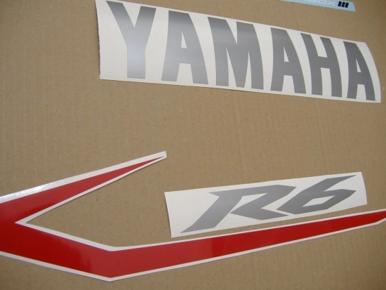 Yamaha YZF-R6 2004 - Red - Sticker-Decals