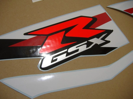 Suzuki GSX-R 1000 2012 - White/Blue - Sticker-Decals