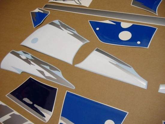 Suzuki GSX-R 1100 1993 - White/Blue - Sticker-Decals
