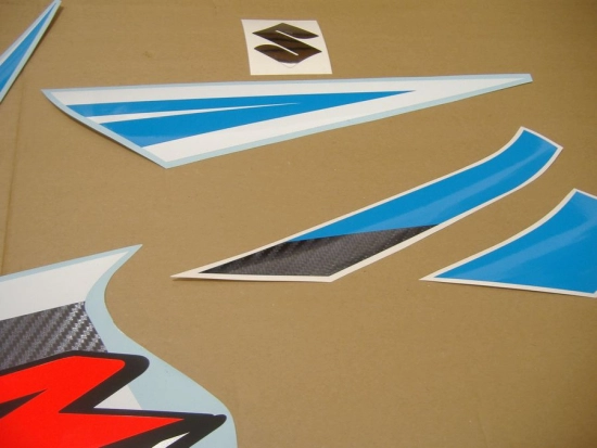 Suzuki GSX-R 750 2006 - Weiß/Blau - Aufkleber-Dekor