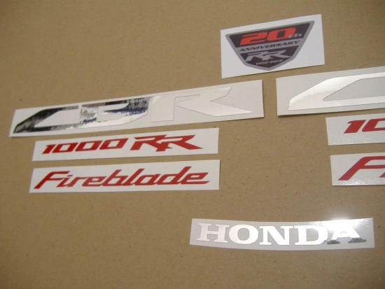 Honda CBR 1000RR 2013 - Schwarz - Aufkleber-Dekor