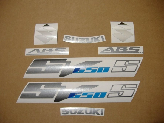 Restoration Sticker for Suzuki SV 650S 2010 in Black