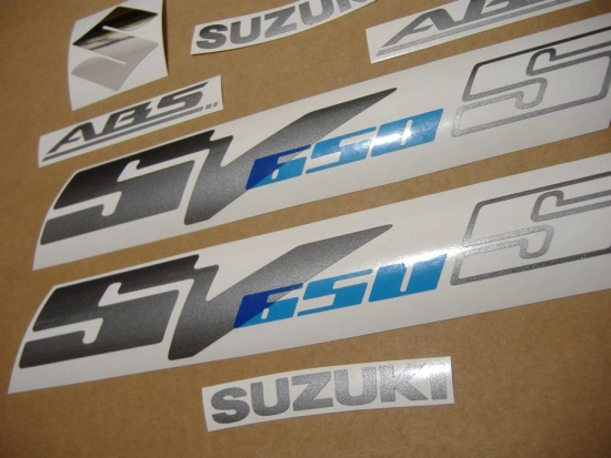 Suzuki SV 650S 2010 - Black - Sticker-Decals