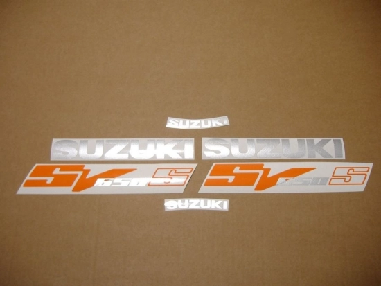Restoration Sticker for Suzuki SV 650S 2003 in Orange